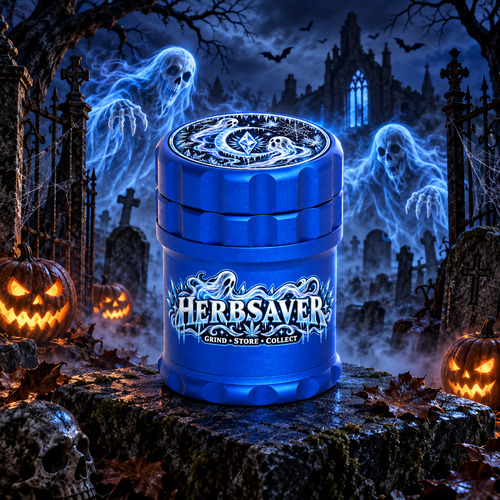Frosted Spirits — Halloween Limited Edition Aluminum HerbSaver Grinder
