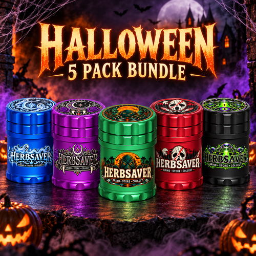 The Complete Metal Set — All 5 Halloween Limited Edition Aluminum Grinders