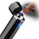 Herb Saver Lighter USB Rechargeable Windproof Dual Arc Lighter Gun Metal Black