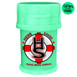 Glow-in-the-dark Large Herb Saver – Illuminate your grind with this 4-piece weed grinder.