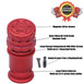 Large Aluminum 4 Piece Weed Grinder Features