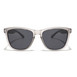 Simple plastic sunglasses with black lenses, representing a fundamental choice for eye protection and fashion.