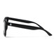 Stylish black sunglasses with a black frame, offering a modern look while providing essential eye protection from sunlight.