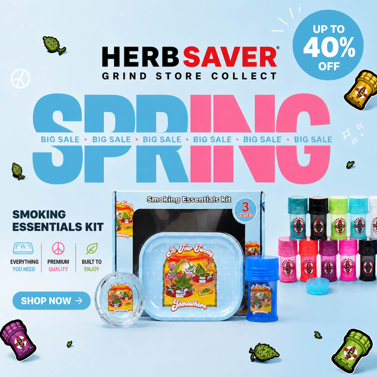 HerbSaver — Premium Herb Grinders