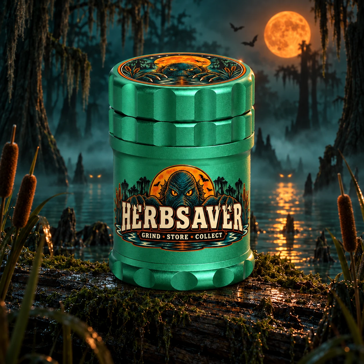 Swamp Saver Halloween aluminum grinder