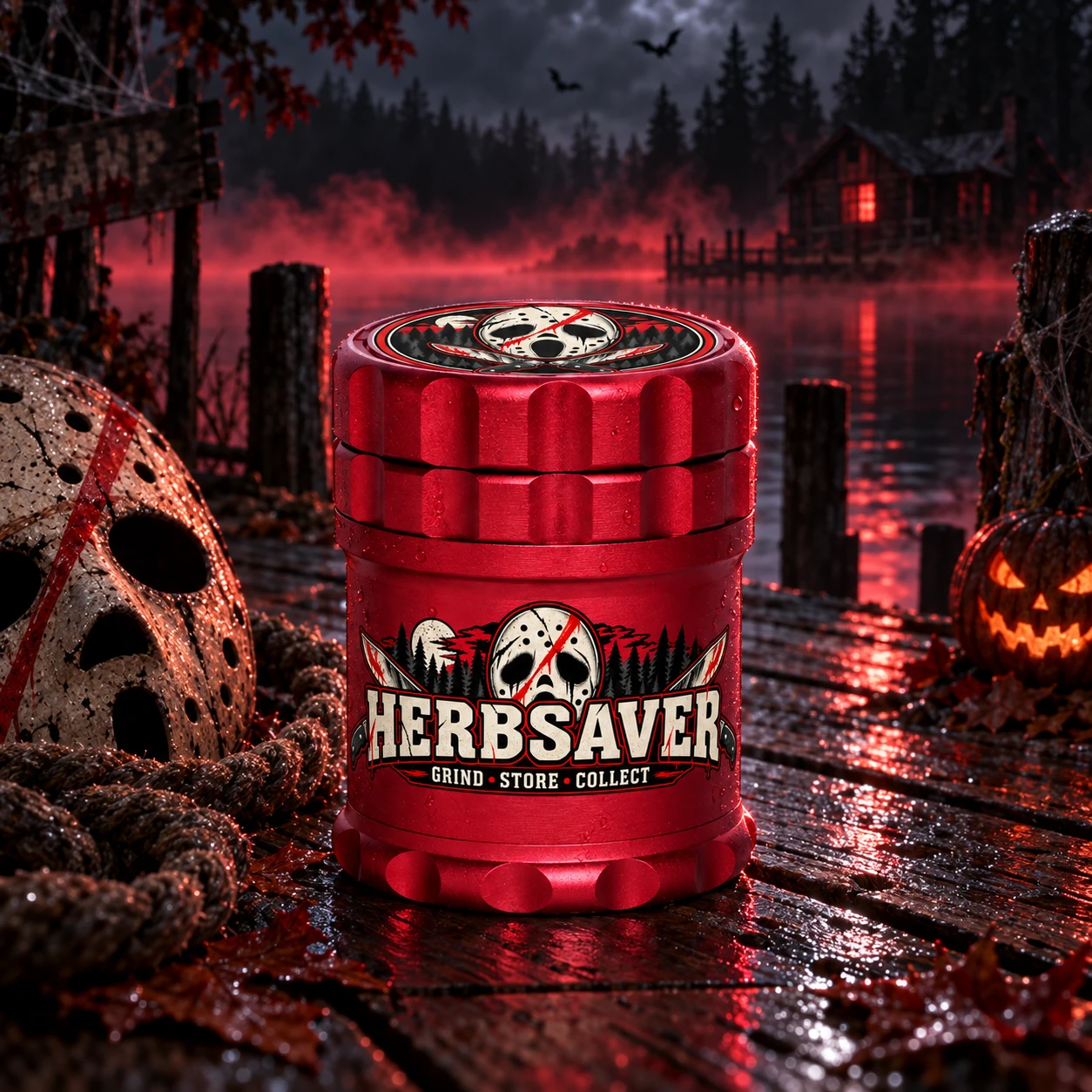 Stash Slasher Halloween aluminum grinder