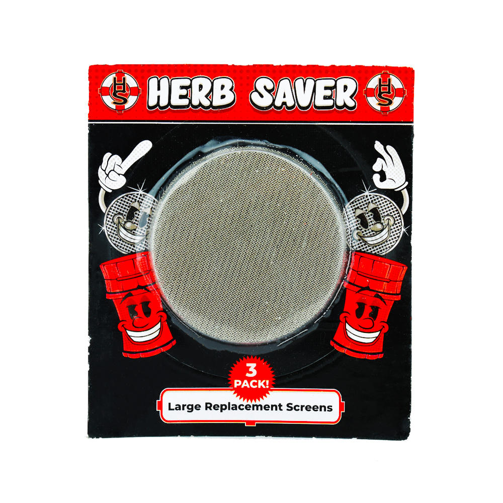 Large HerbSaver Weed Grinder  4 Piece Herb Grinders Kief Screens