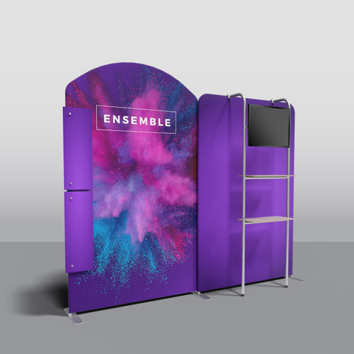 10' Ensemble Tension Fabric Trade Show Display Kit E10A