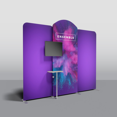 10' Ensemble Tension Fabric Trade Show Display Kit E10B