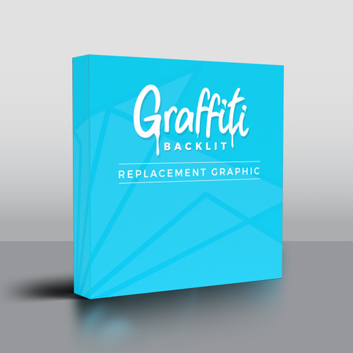 8' Graffiti Backlit Trade Show Display - Replacement Graphic
