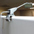 LED Stem light clamps to the top of the frame