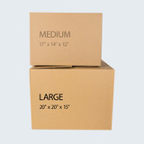 Eco-Friendly Cardboard Moving Boxes, Large, 10 Pack