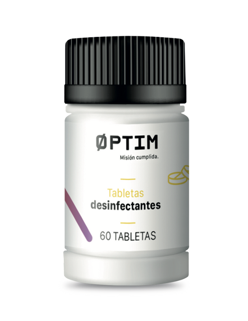Tabletas Limpieza y Desinfección Optim