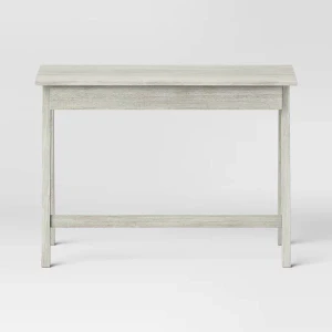Paulo Wood Writing Desk with Drawer Weathered