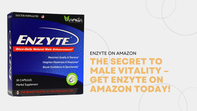 The Secret to Male Vitality – Get Enzyte on Amazon Today!