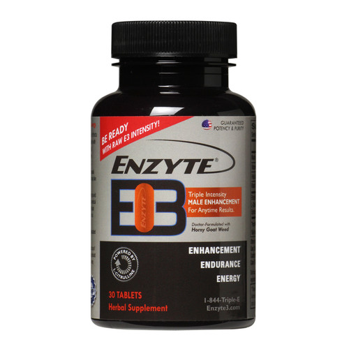 Enzyte3 Triple Intensity Male Enhancement Supplement for Adult Men