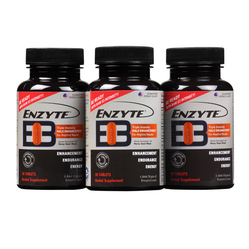 Enzyte3 for Men Buy 2 Enzyte3 and get 1 FREE. Support male vitality, energy, performance, and confidence with Enzyte3's advanced daily men's health formula.
