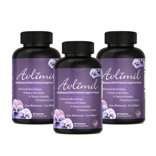 Support menopause comfort, balanced mood, and daily energy with Avlimil® — a trusted women’s hormone support supplement.*