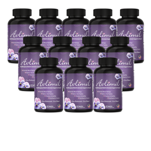 Support menopause comfort, balanced mood, and daily energy with Avlimil® — a trusted women’s hormone support supplement.*