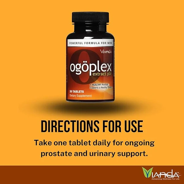 Ogoplex for Men's Prostate and Sexual Health Directions for Use