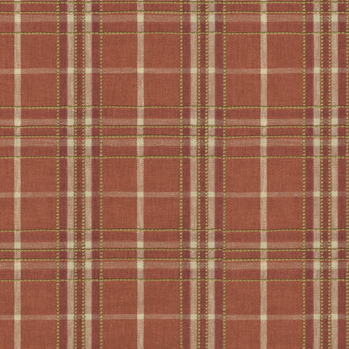 MALCOLM PLAID Cinnabar