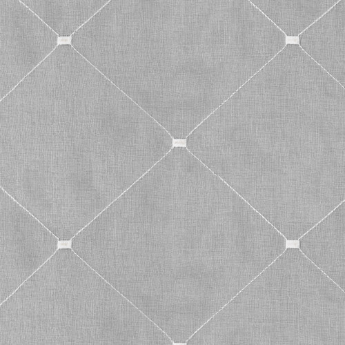 TRELLIS SHEER EMB White