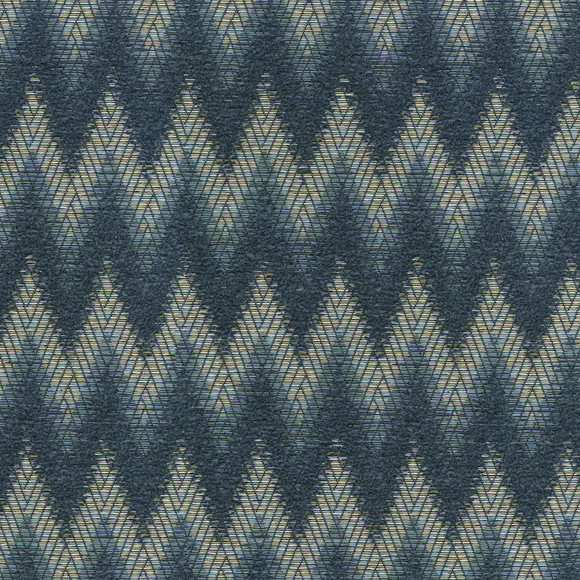 CHEVRON CHENILLE Indigo