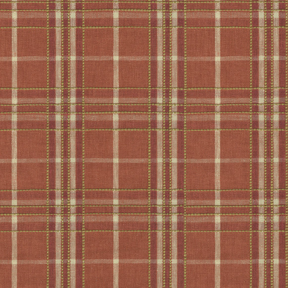 MALCOLM PLAID Cinnabar