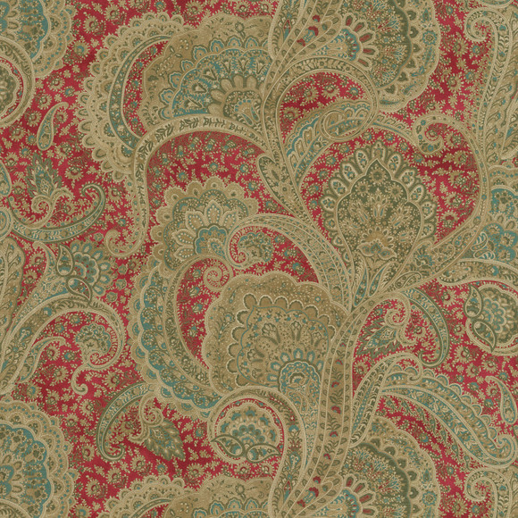 SULTAN'S PAISLEY Cerise