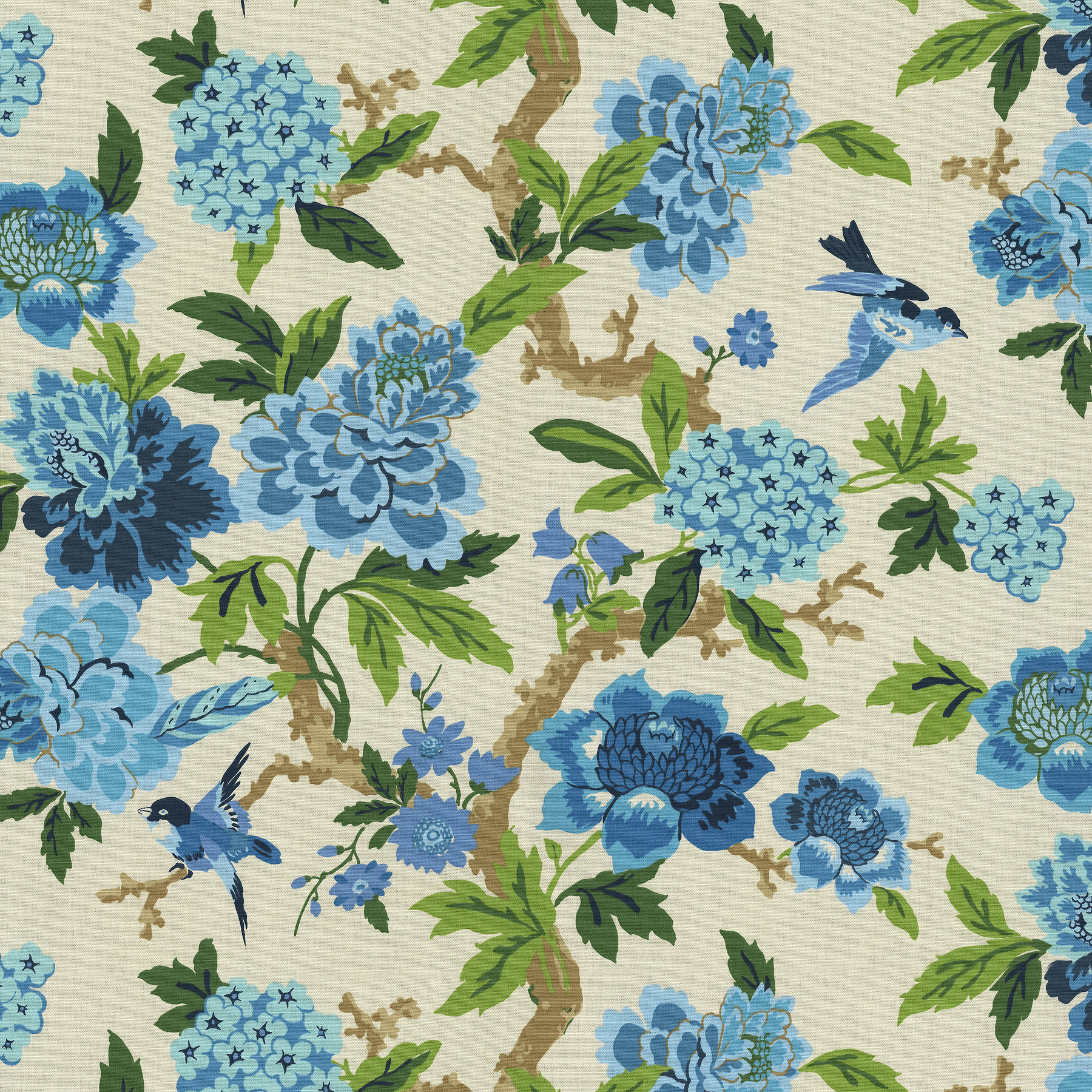 Waverly Arrondissement Blue Luna Home Decor Fabric By The Yard