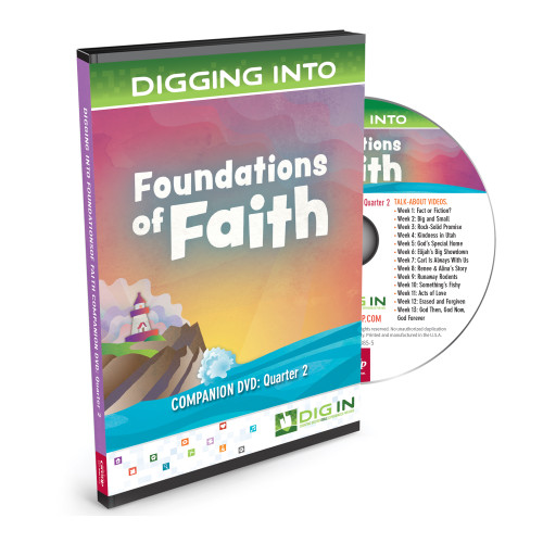 DIG IN, Epic Foundations of Faith Companion DVD: Quarter 2