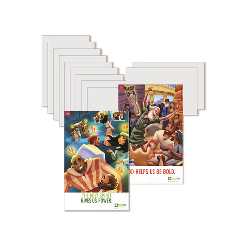 DIG IN, The Bible in One Year Preschool and Elementary Bible Posters: Quarter 4 - Download