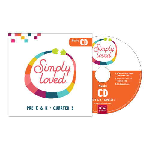 Simply Loved Pre-K and K Music CD - Quarter 3