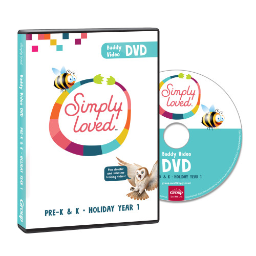 Simply Loved Pre-K and K Buddy Video DVD - Holiday Year 1