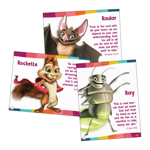 Simply Loved Bible Memory Buddy Posters - Quarter 3