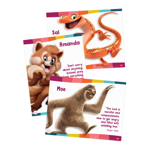 Simply Loved Bible Memory Buddy Posters - Quarter 4