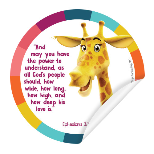 Simply Loved Bible Memory Buddy Stickers, Quarter 1 - Savanna