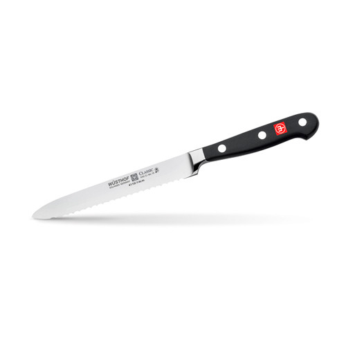 Wüsthof Classic 5" Serrated Utility Knife