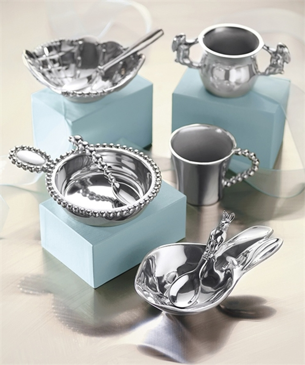 Silver Bunny Baby Spoon