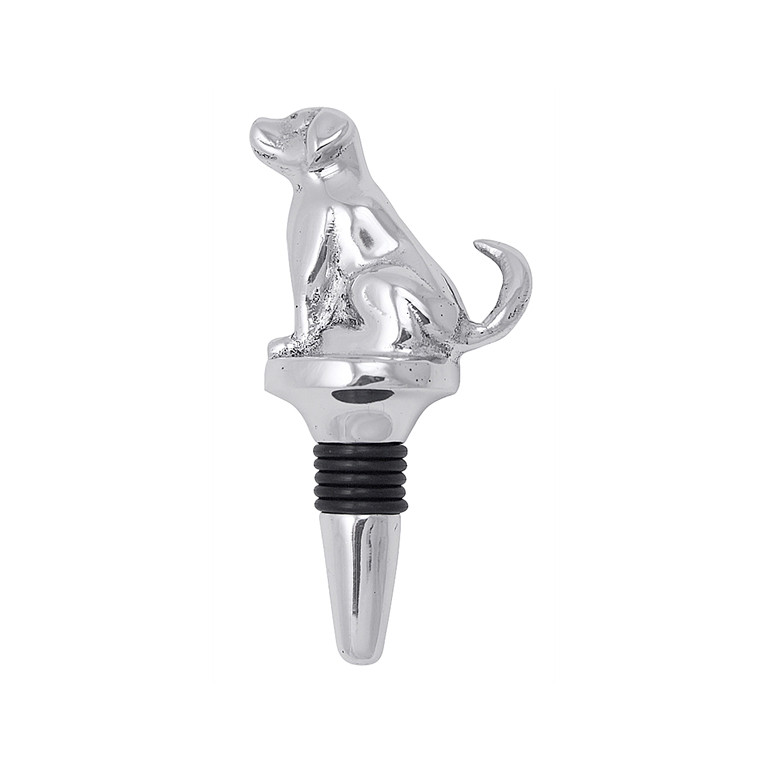 Labrador Bottle Stopper Plum Pudding