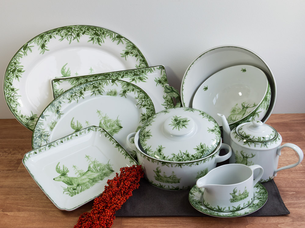 C.E. Corey Forest Charger Plate