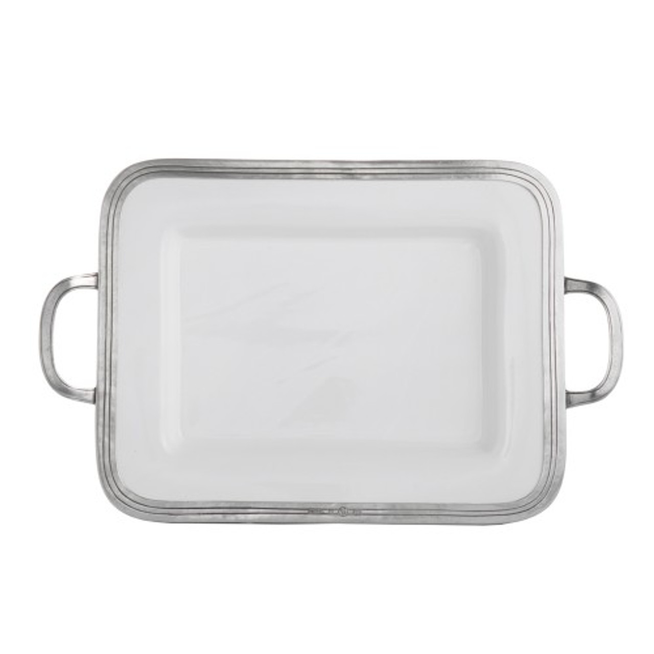 small white ceramic tray