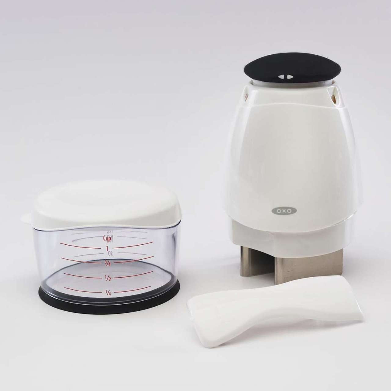 New OXO Good Grips Food Chopper Non-Slip Touchables Slap Chopper & Store