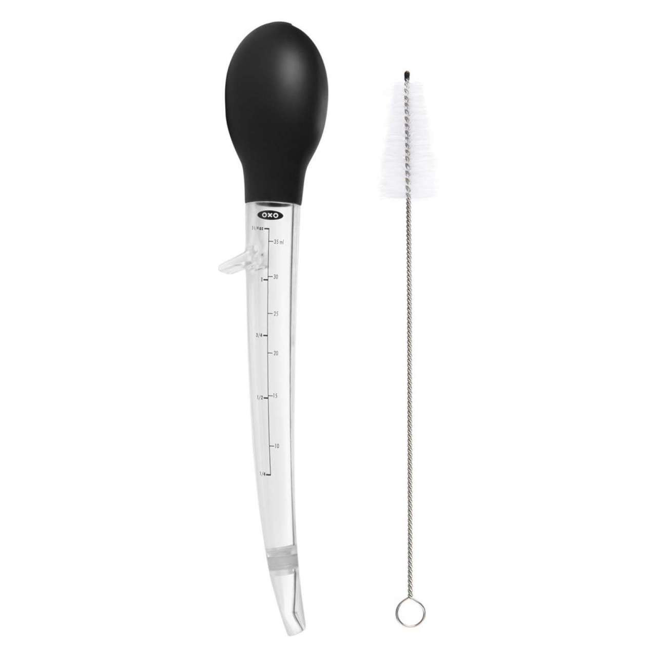 OXO Good Grips Angled Baster and Cleaning Brush - Thumbnail 3