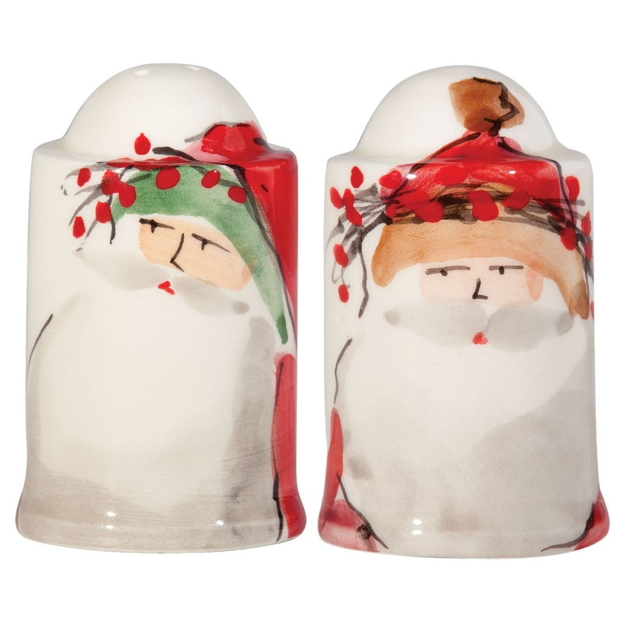 Santa Salt n' Pepper Shakers Set/2