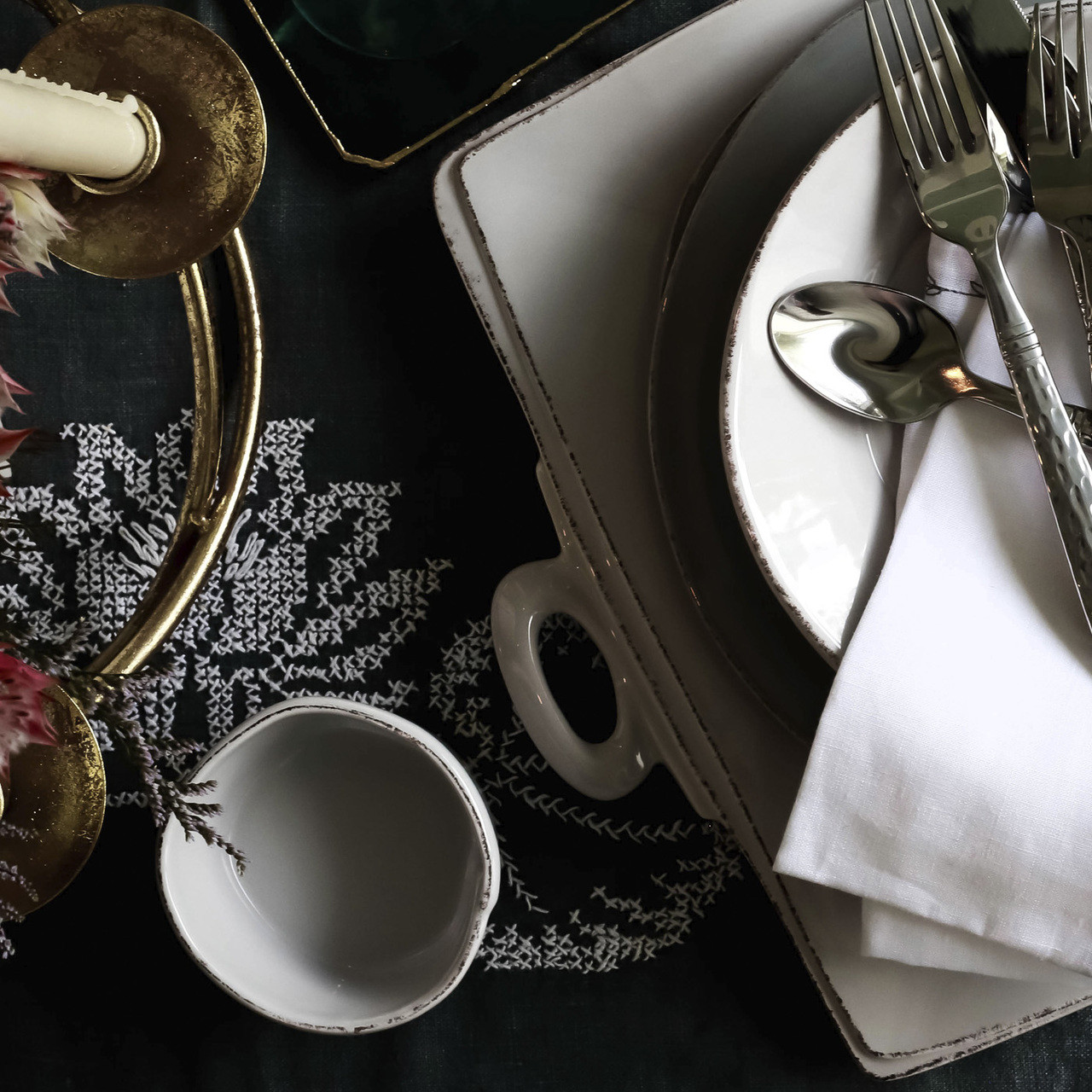 Vietri Lastra Handled Platter - Thumbnail 5