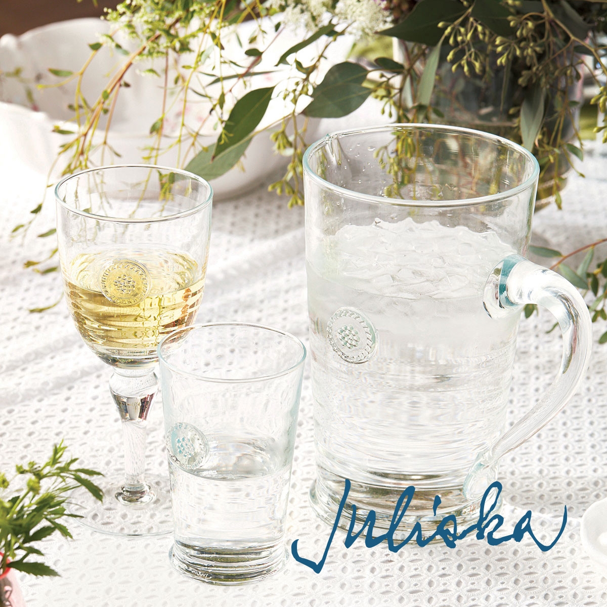 Juliska Berry & Thread Stemless Wine Glass - Thumbnail 3