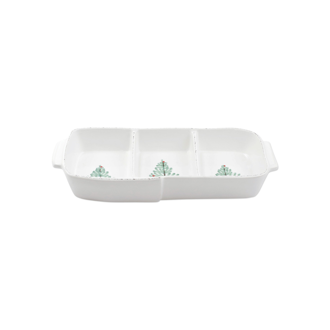 Vietri Lastra Holiday Small ThreePart Server