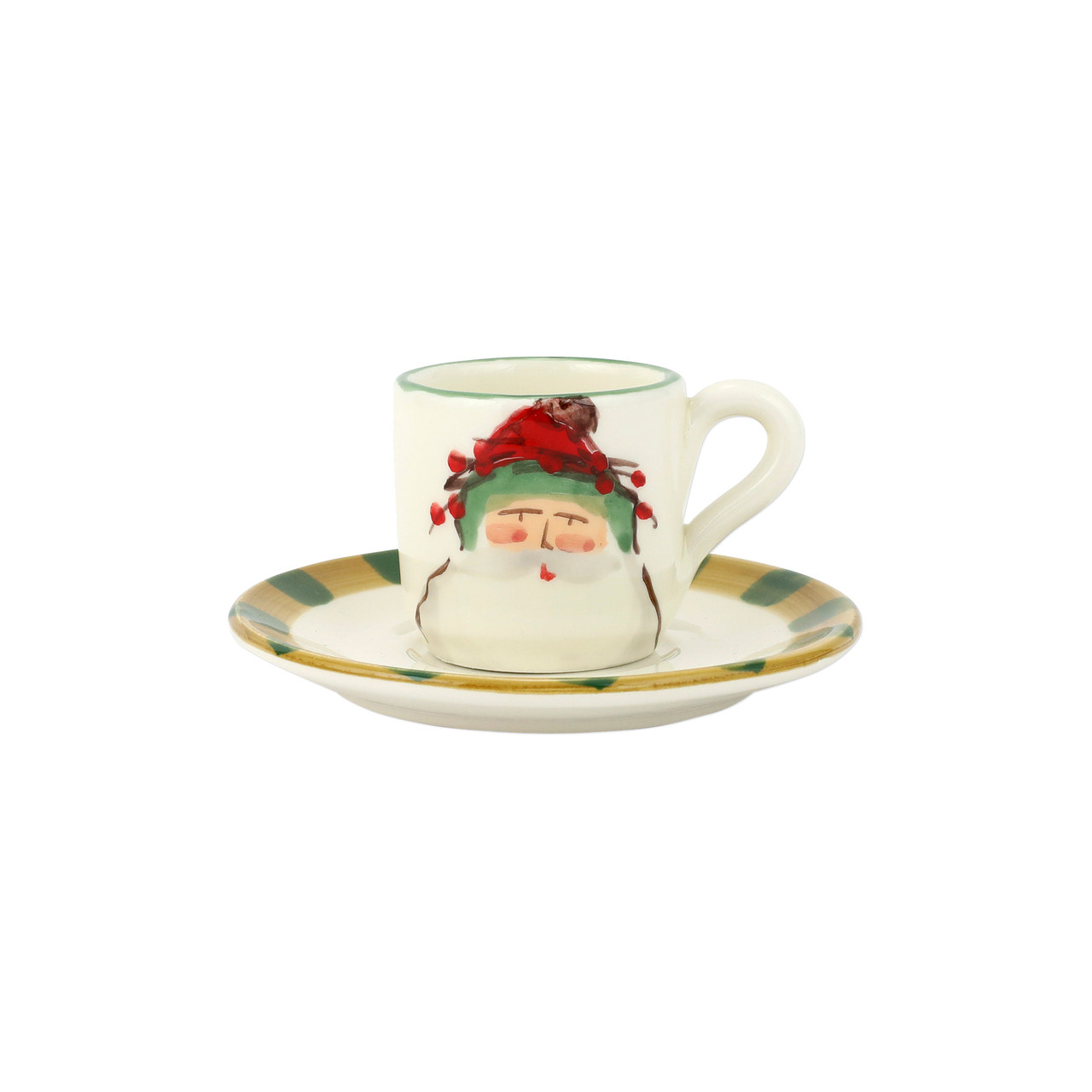 Vietri Old St Nick Espresso Cup & Saucer - Thumbnail 2