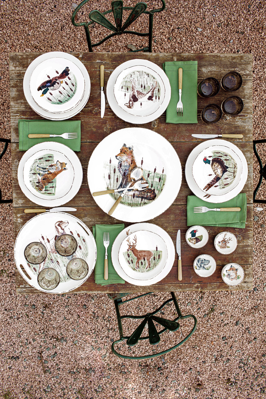 Deer clearance plates dinnerware